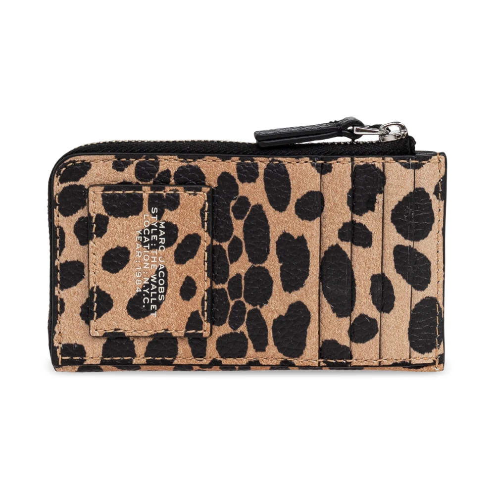 Marc Jacobs Leren portemonnee Brown Dames