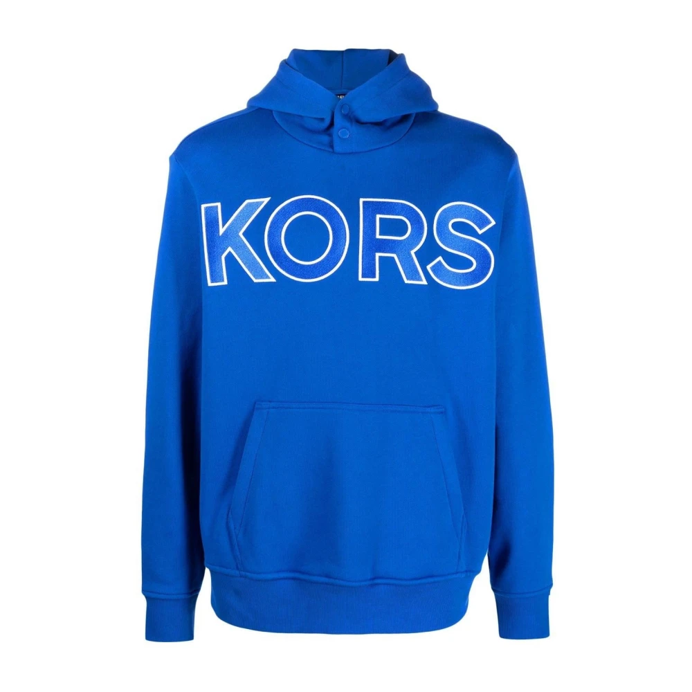 Michael Kors Men's Blue Oversized Hooded Jumper - Hoodies - S - Sweatshirts & Hoodies