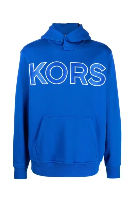 Blå Oversized Huva Tröja