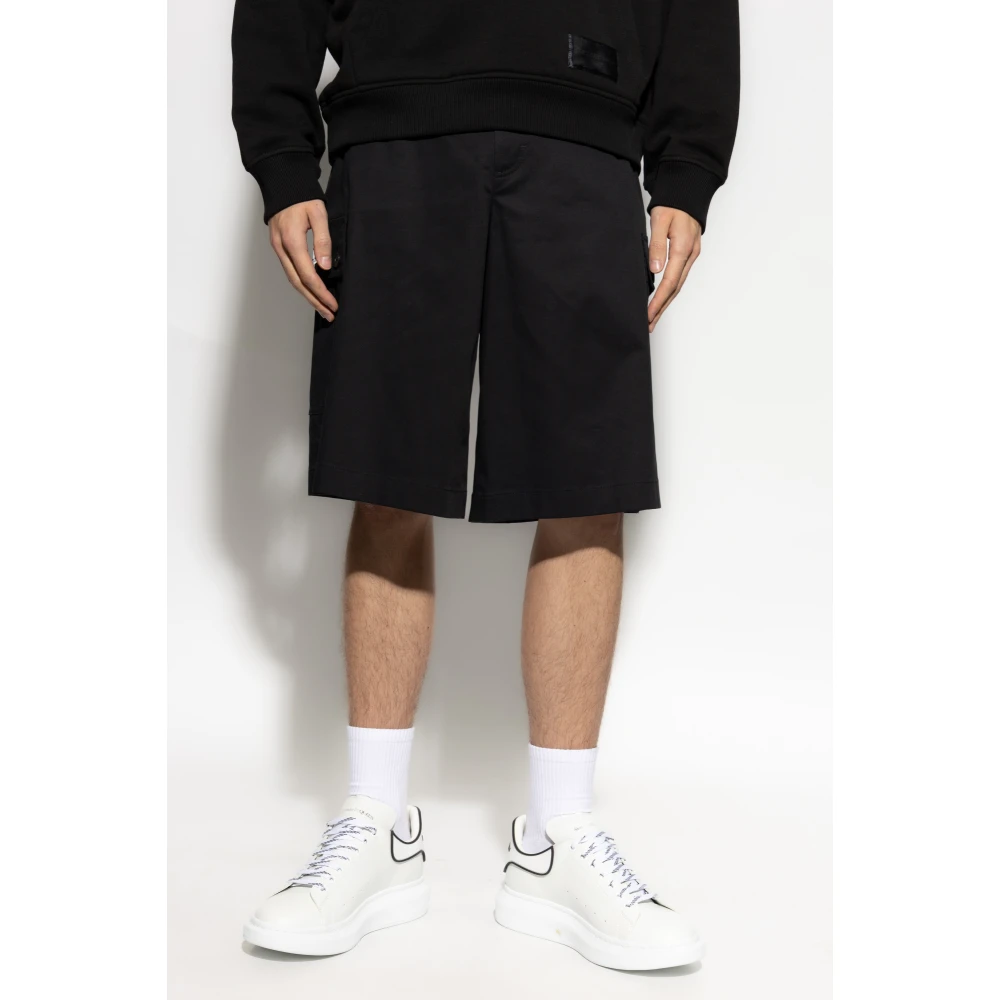 Dolce & Gabbana Katoenen cargoshorts Black Heren