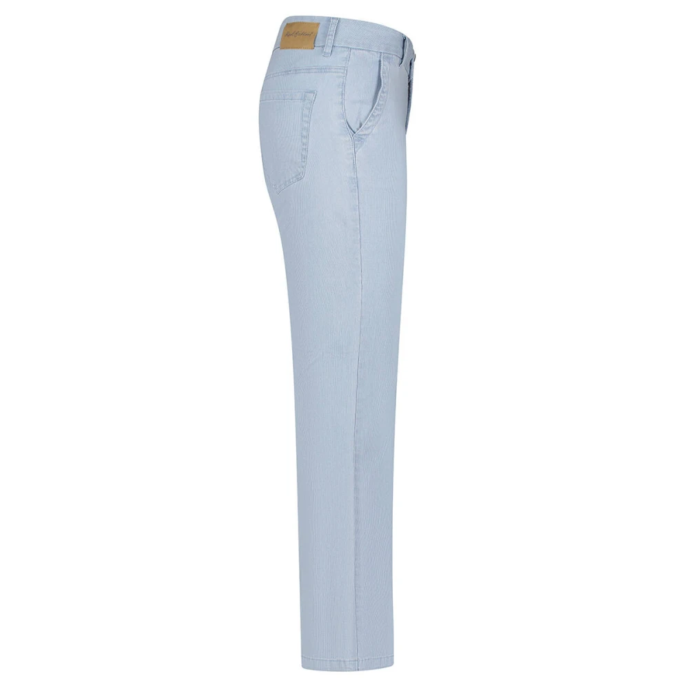 Red Button Chambray Bibette Stijlvolle Broek Blue Dames