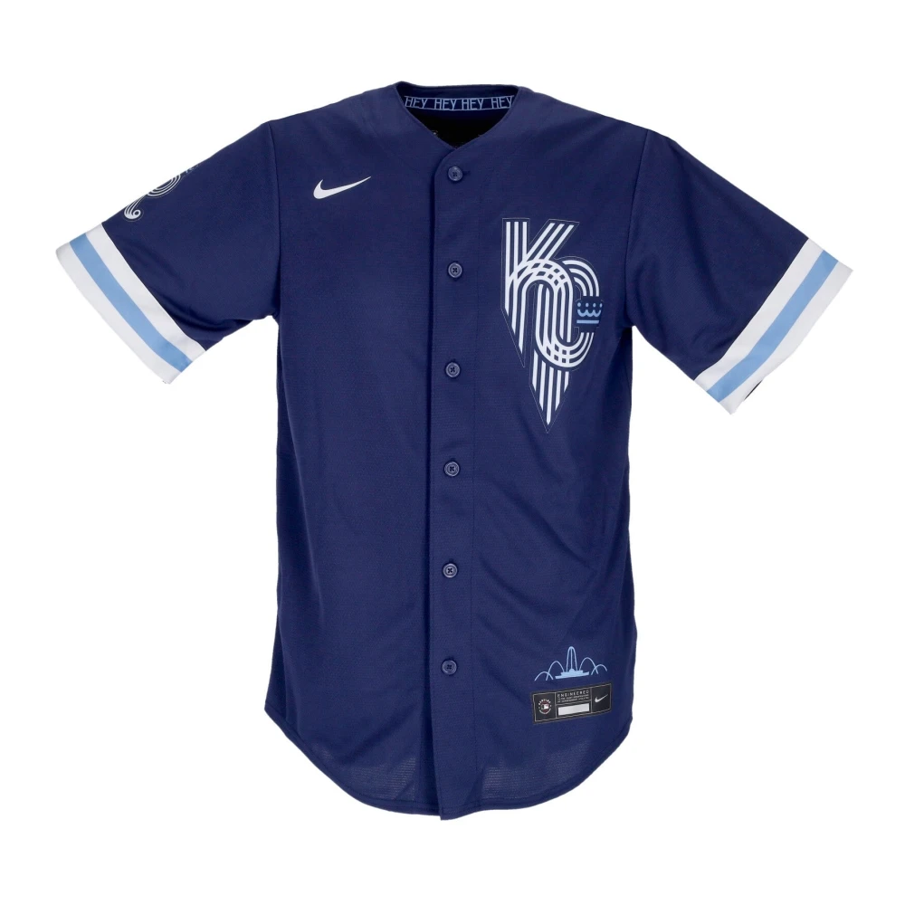 Nike MLB Replica Baseball Jacka Kansas City Royals Blue, Herr