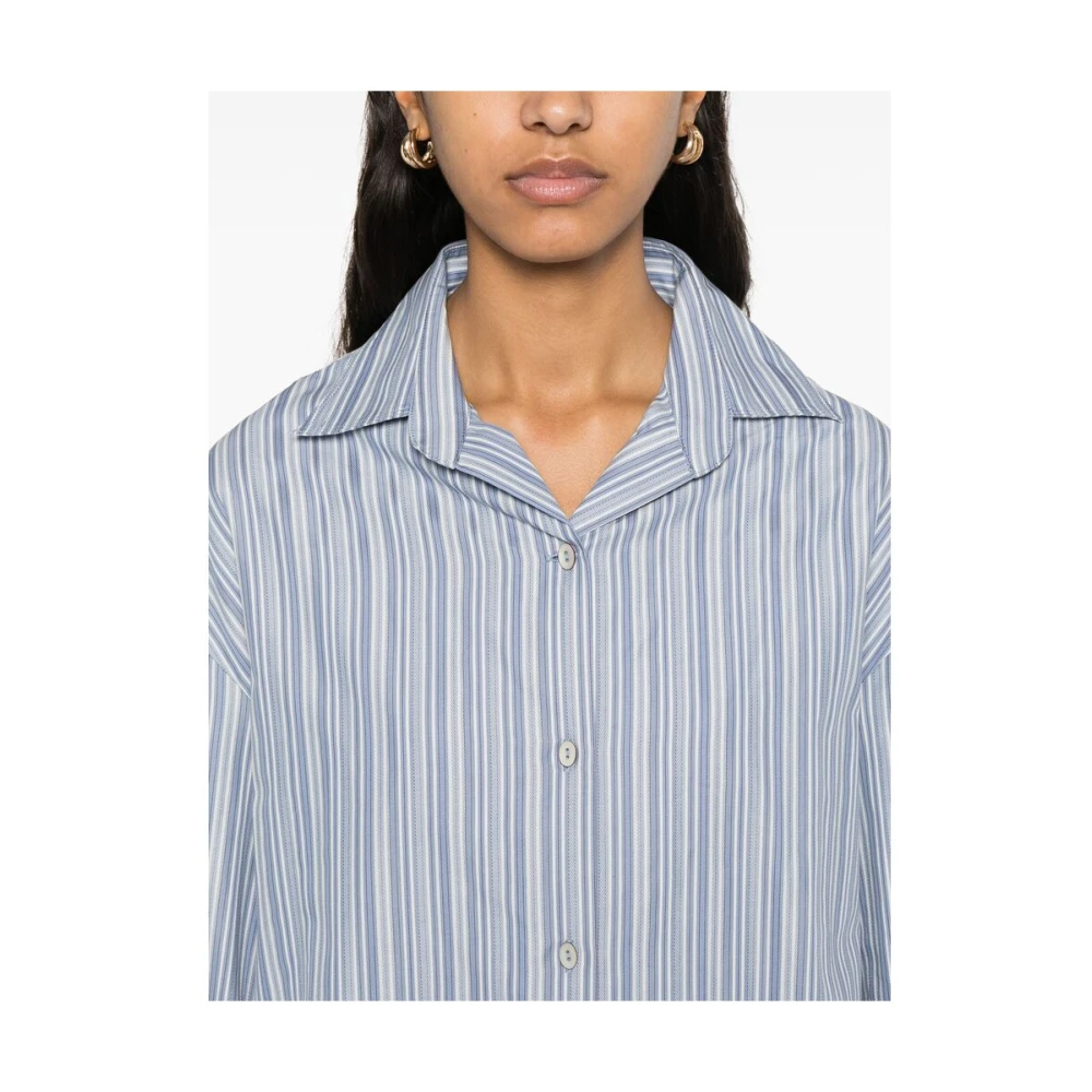 Faithfull the Brand Korenbloemblauwe Button-Up Shirt Multicolor Dames