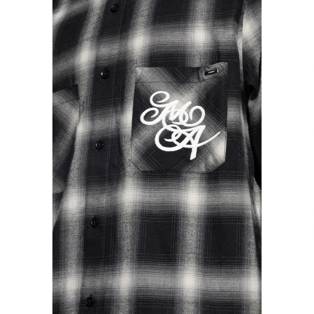 Amiri Logo shirt Black Heren