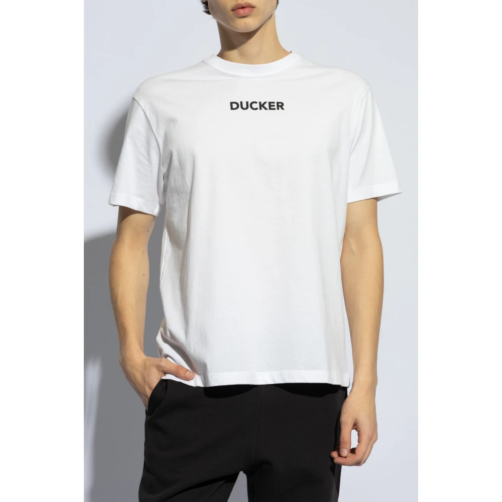 Save The Duck Bedrukt T-shirt White Heren