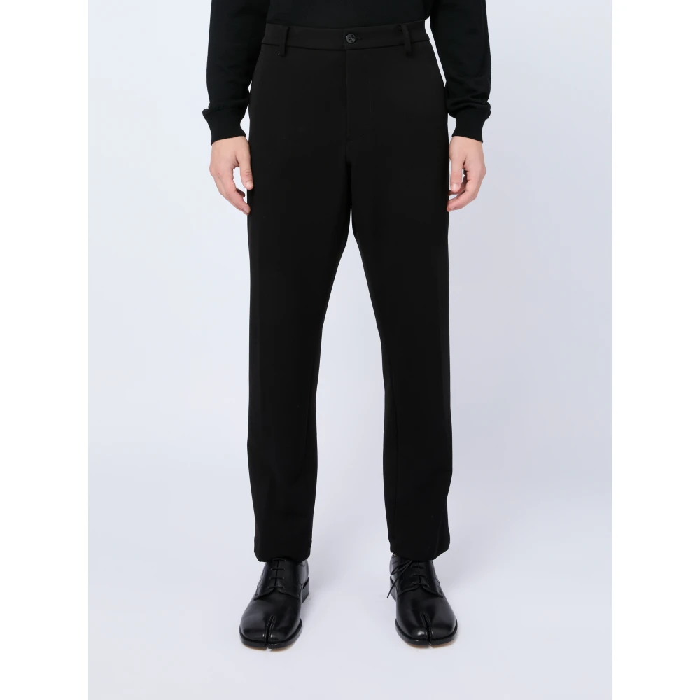 Officina36 Zwarte Broek Aw24 Black Heren