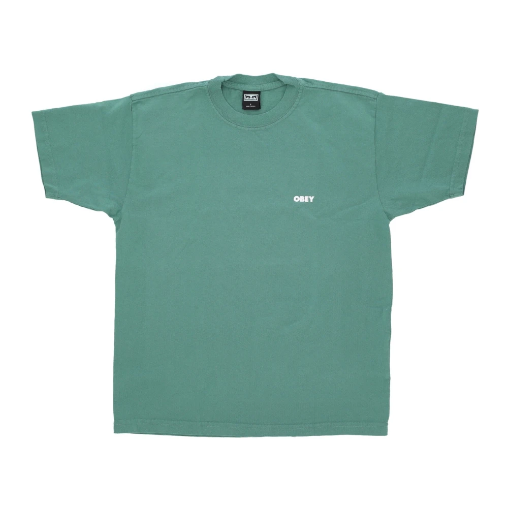 Obey Palm Leaf Heavyweight Tee Heren T-shirt Green Heren
