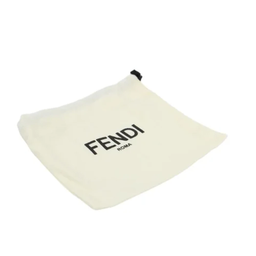 Fendi Vintage Pre-owned Leather clutches Blue Dames