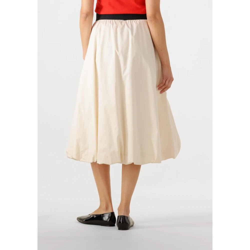 Co'Couture Poppycc Balloon Rok in Ecru Beige Dames