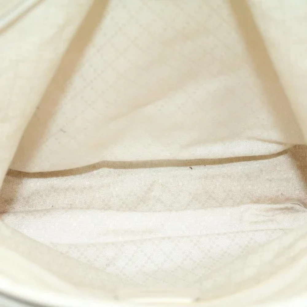 Gucci Vintage Pre-owned Fabric gucci-bags Beige Dames