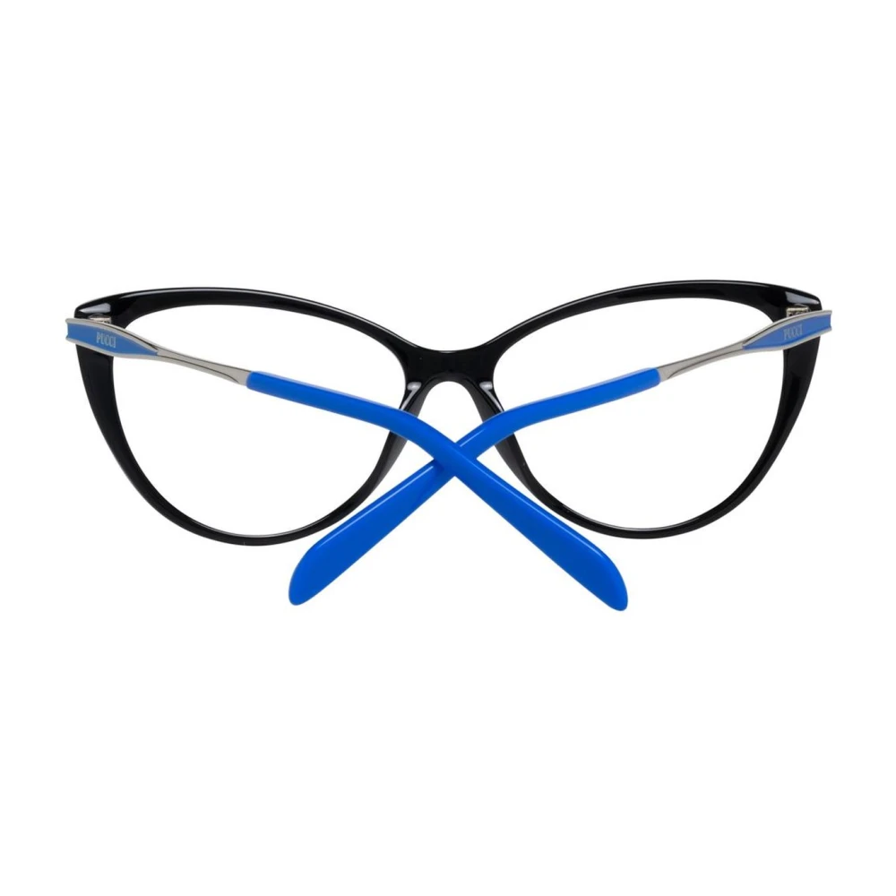 EMILIO PUCCI Zwarte Dames Optische Frames met Merkhoes Black Dames