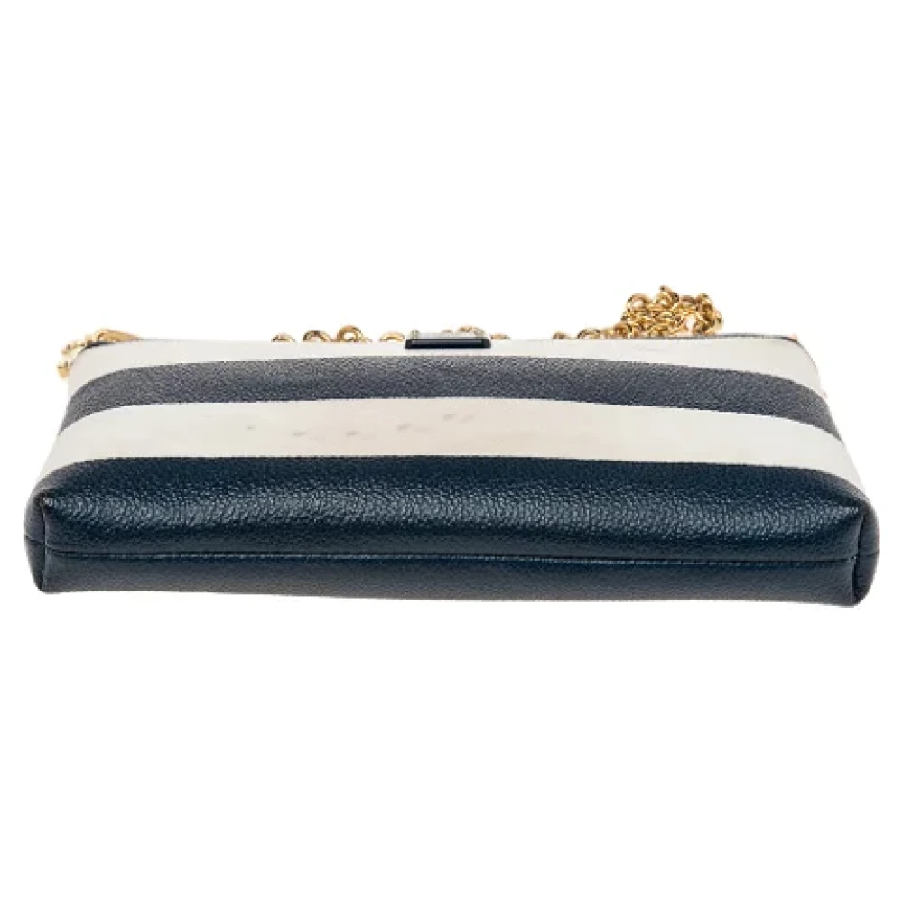 Dolce & Gabbana Pre-owned Leather shoulder-bags Blue Dames