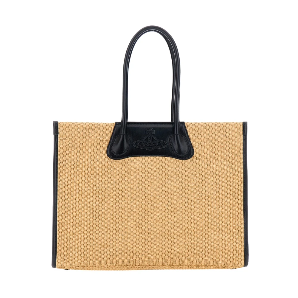 Vivienne Westwood Women's Beige Shopping Bags, One Size, Troy Tote Bag