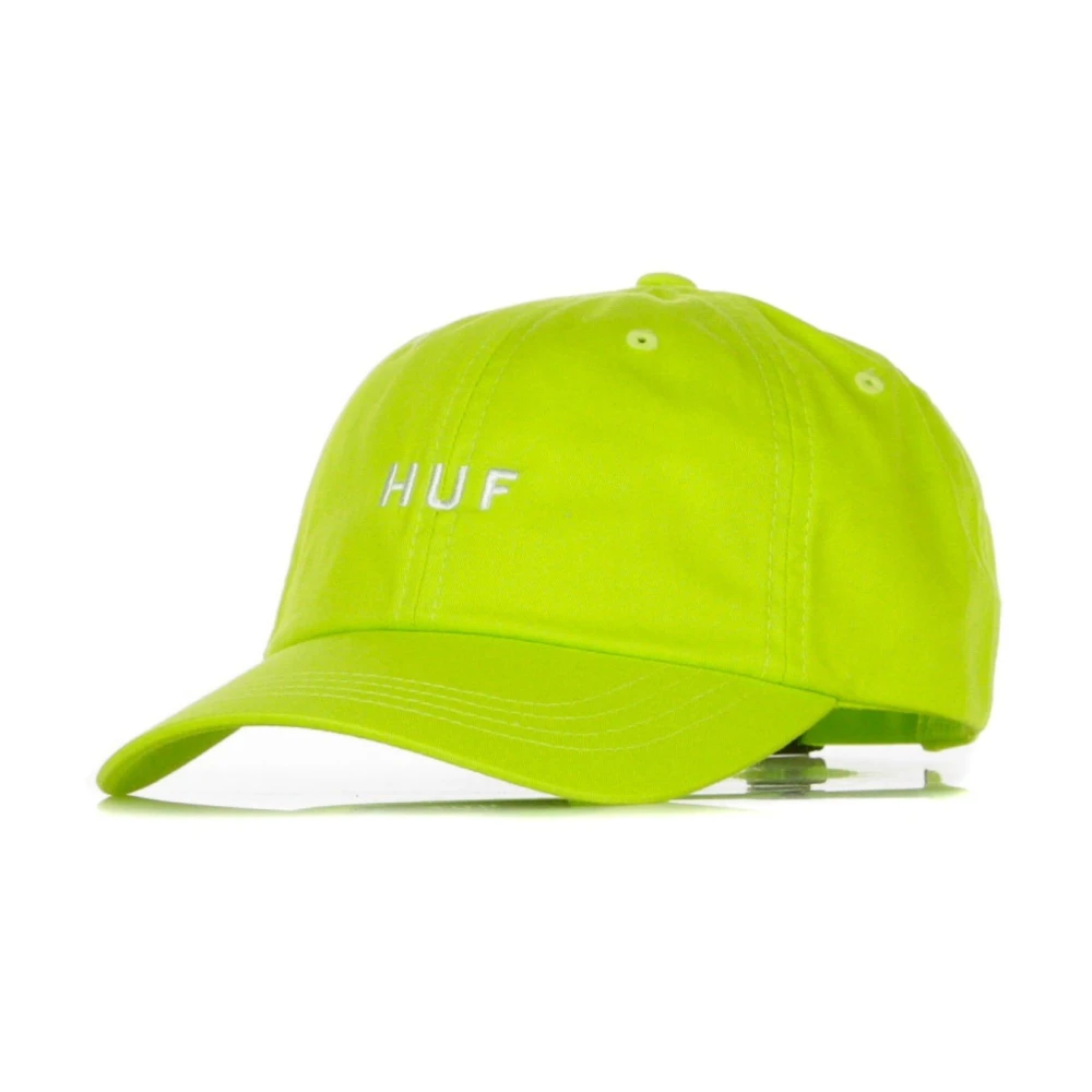 HUF OG Logo CV Hat Hot Lime Green Heren