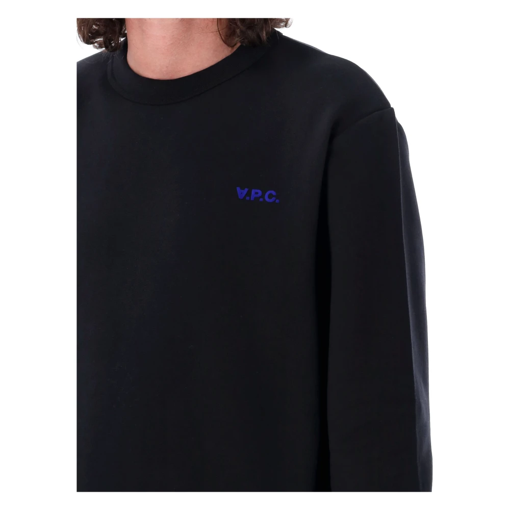 A.p.c. Zwart Wit Gebreide Kleding Sweat Box Black Heren