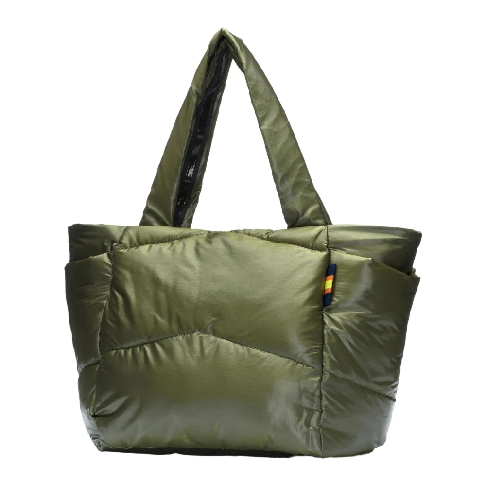 K-way Nylon Tote Tas Green Dames