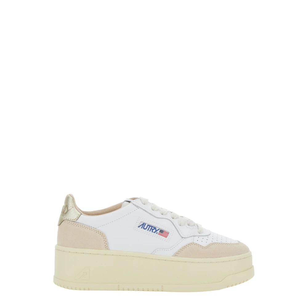 Autry White Platform Trainers - Female - Sneakers - 4 Uk - Shoes