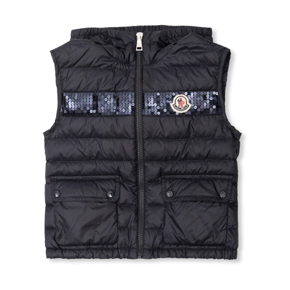 Moncler Huva väst Blue, Unisex