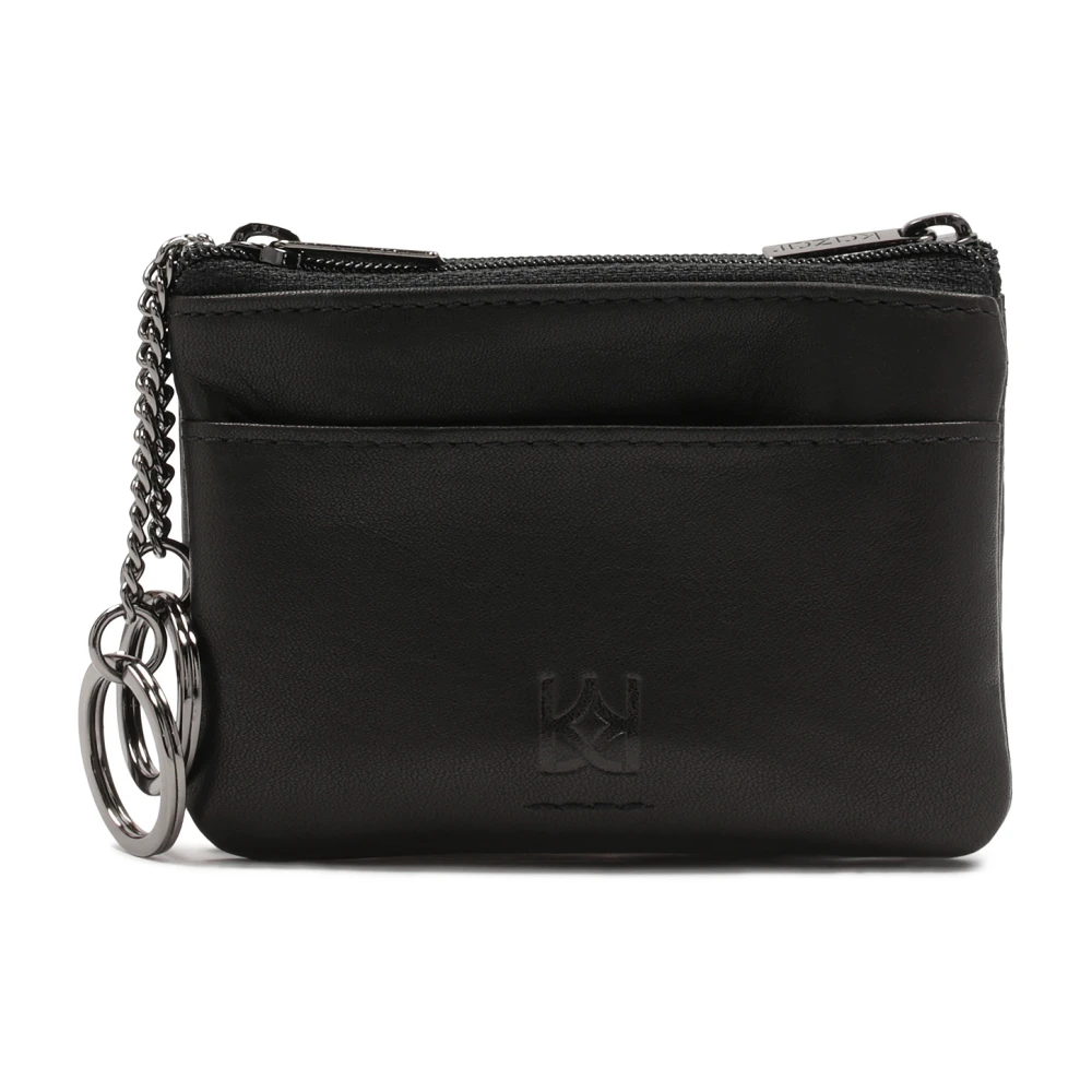 Kazar Zwart leren sleuteletui Black Heren