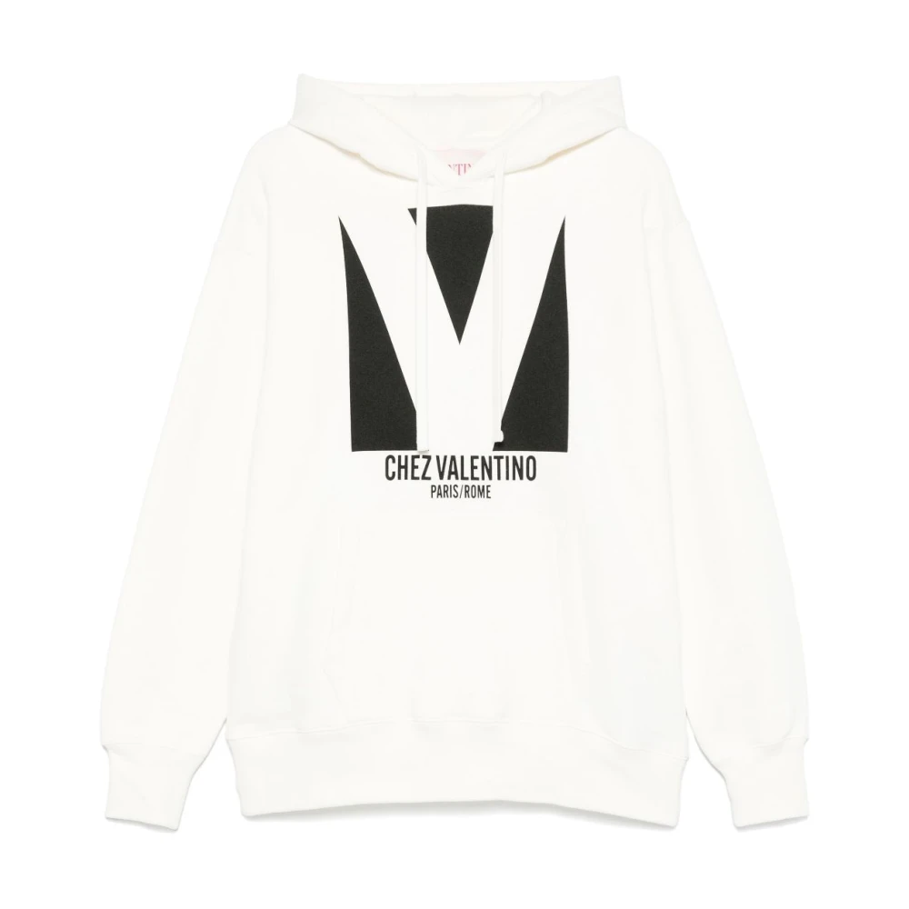 Valentino Garavani Witte Hoodie met Koord White Dames
