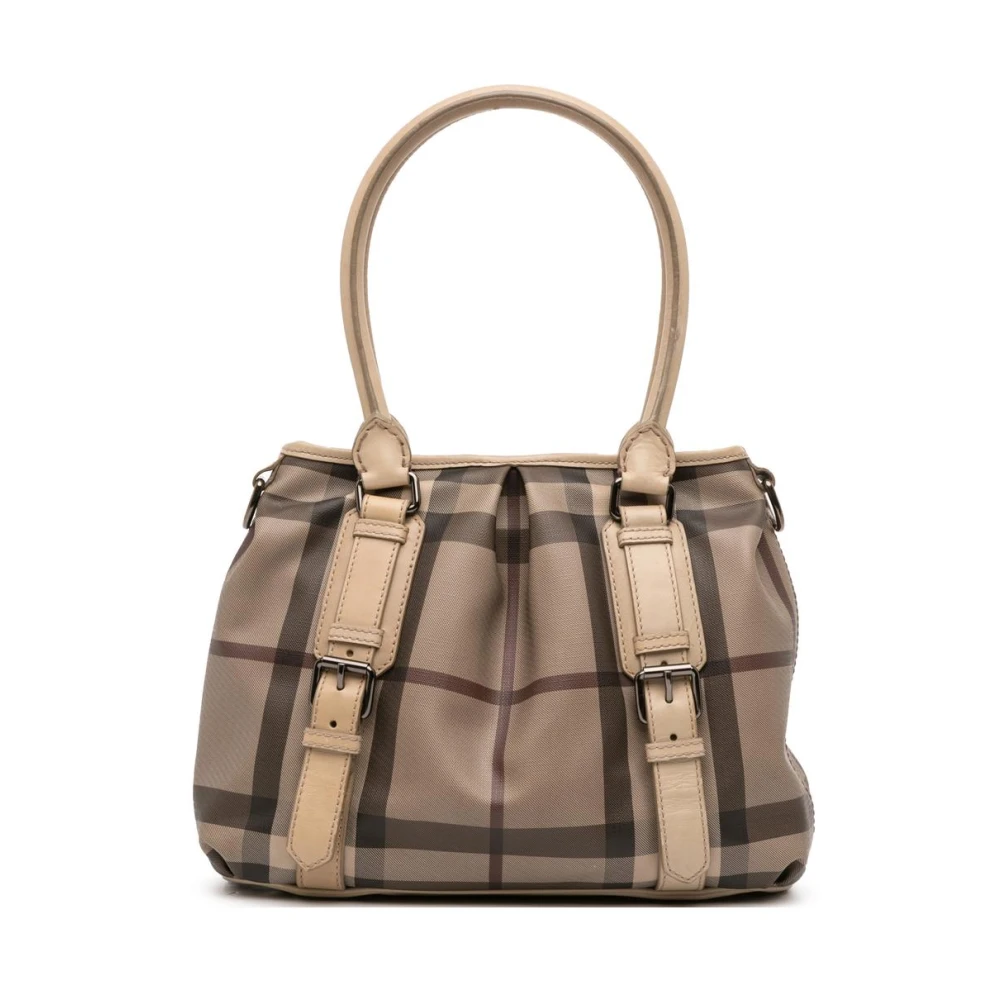 Burberry Vintage Women's Brown Vintage Handbags, One Size, Pre-Owned Carryall Bag