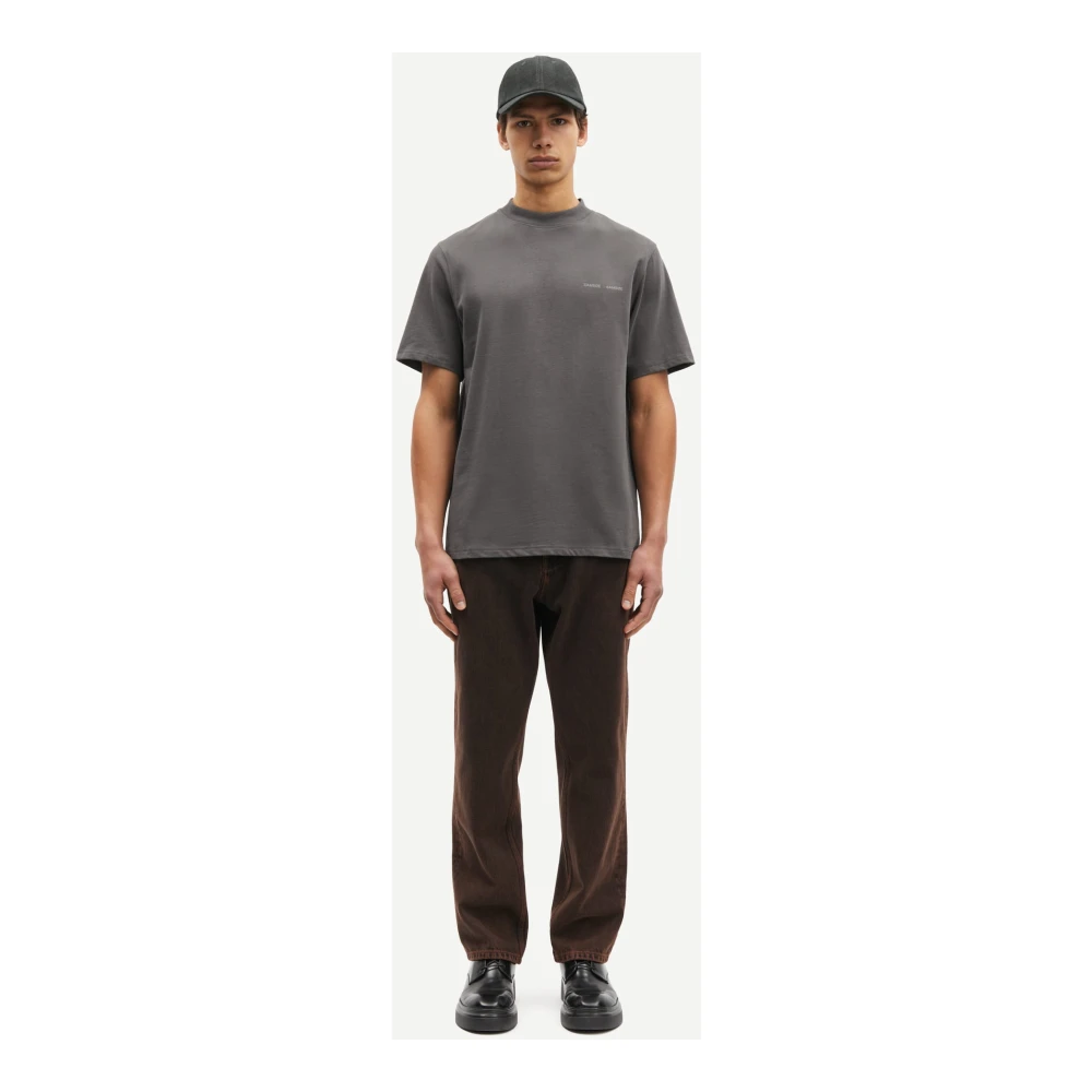 Samsøe Vulkanische As T-shirt Gray Heren