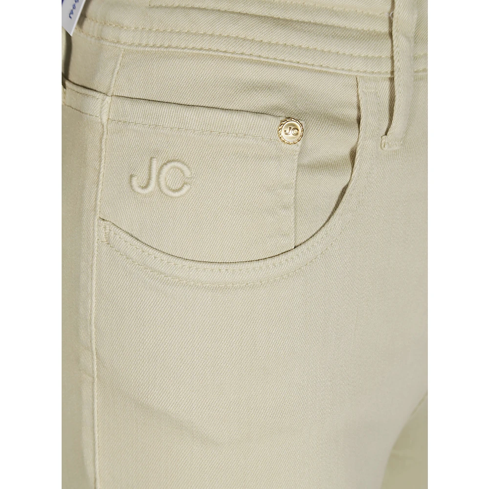 Jacob Cohën Elegante Cropped Kate Jeans Yellow Dames