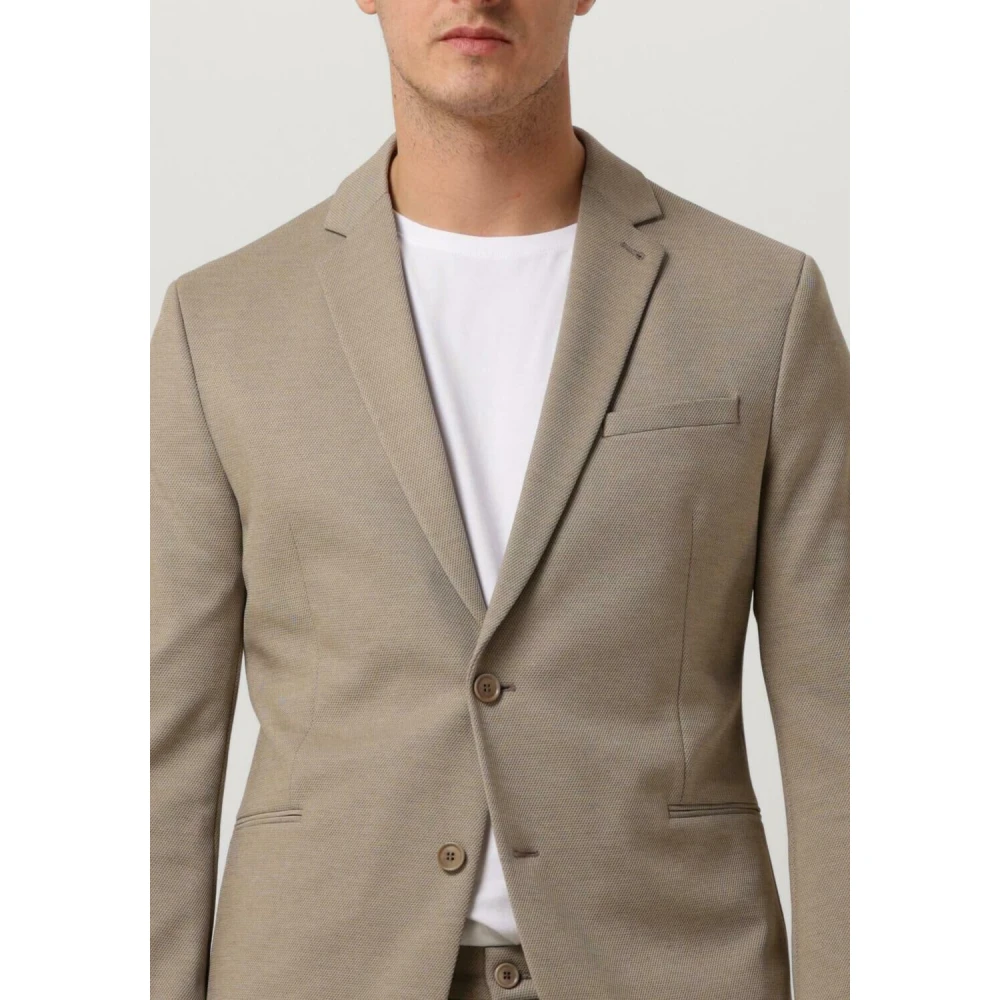 drykorn Beige Stijlvolle Heren Blazer Beige Heren