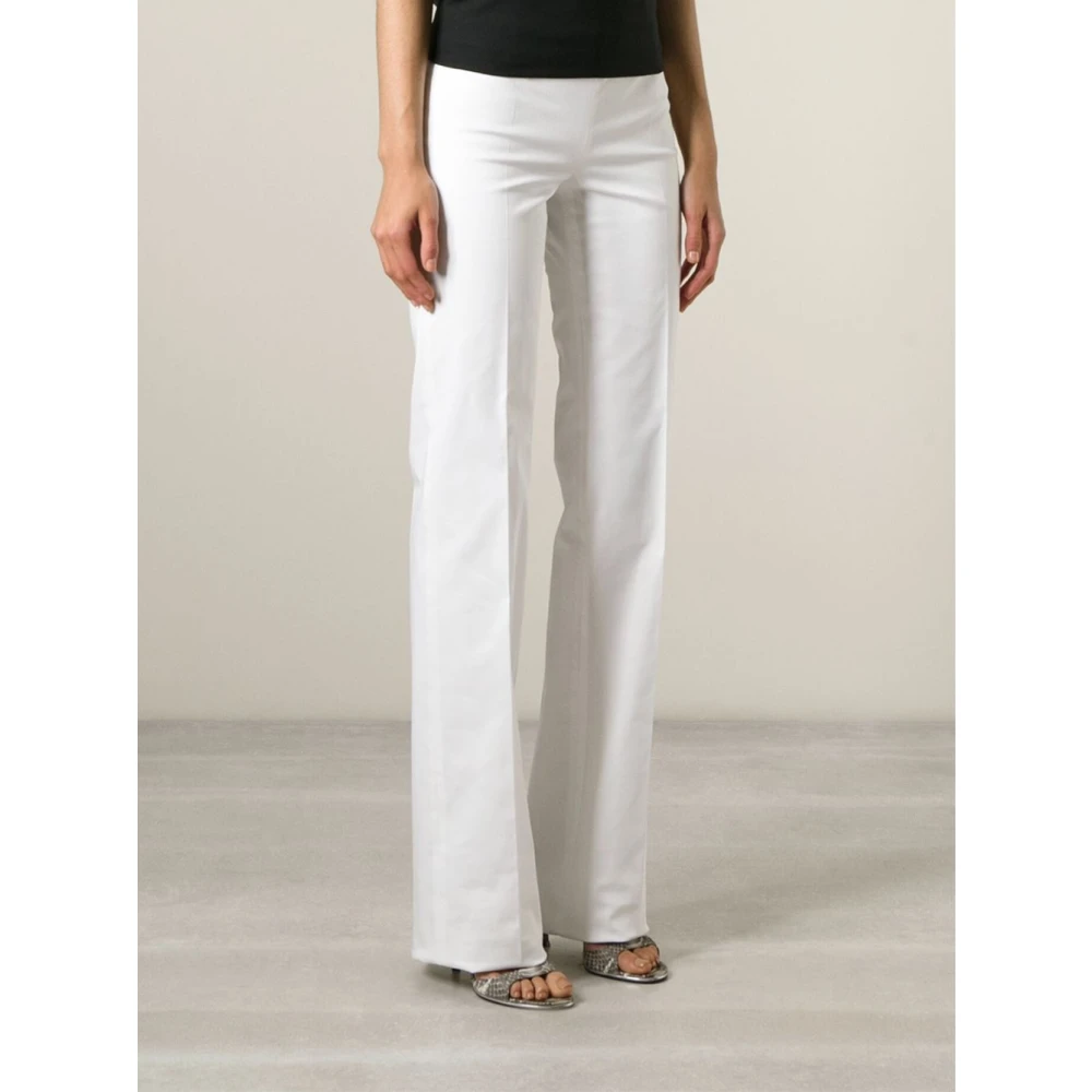 Dsquared2 Straight Trousers White Dames