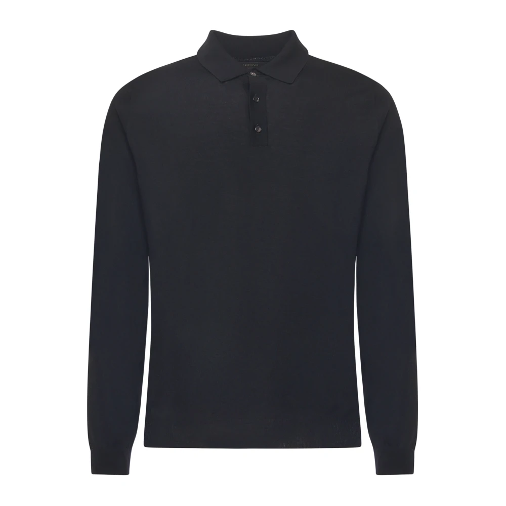 Zanone Black Polo Shirts, Male, 3XL, Polo Shirts