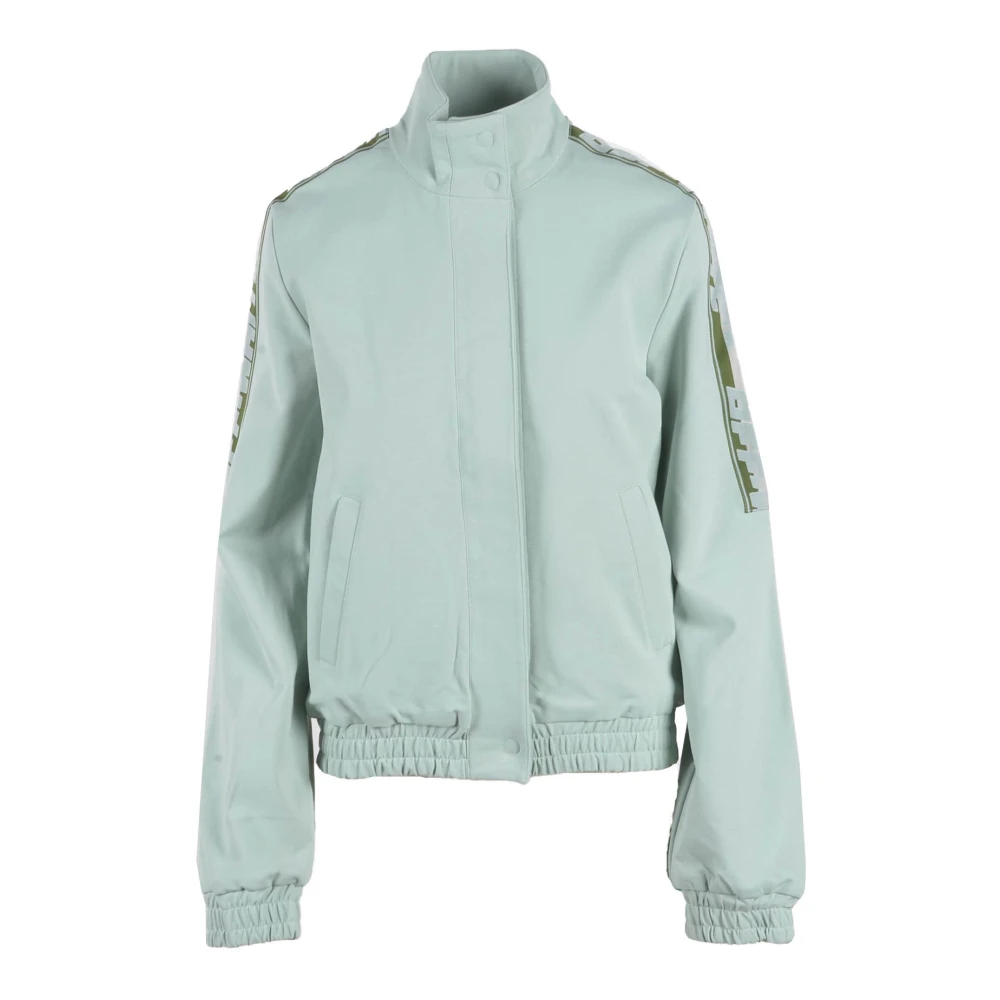 Off White Elegant Capospalla Jacka Green, Dam