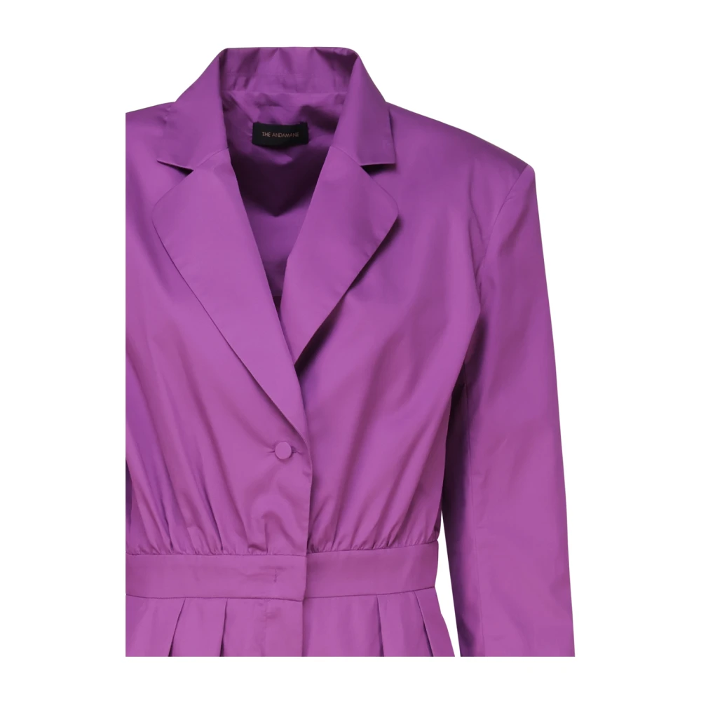 Andamane Amethist Katoen Rina Tracksuit Shorts Purple Dames