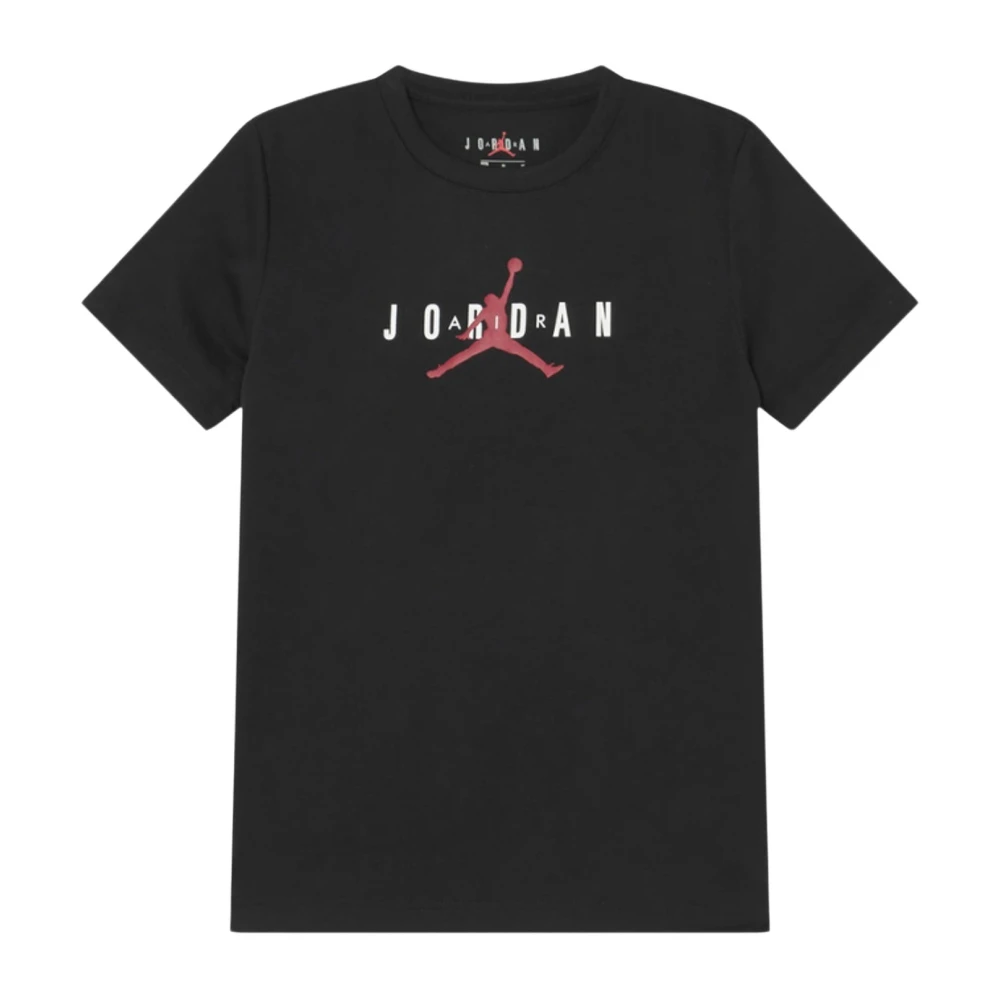 Jordan Men's Black T-Shirt With Iconic Logo