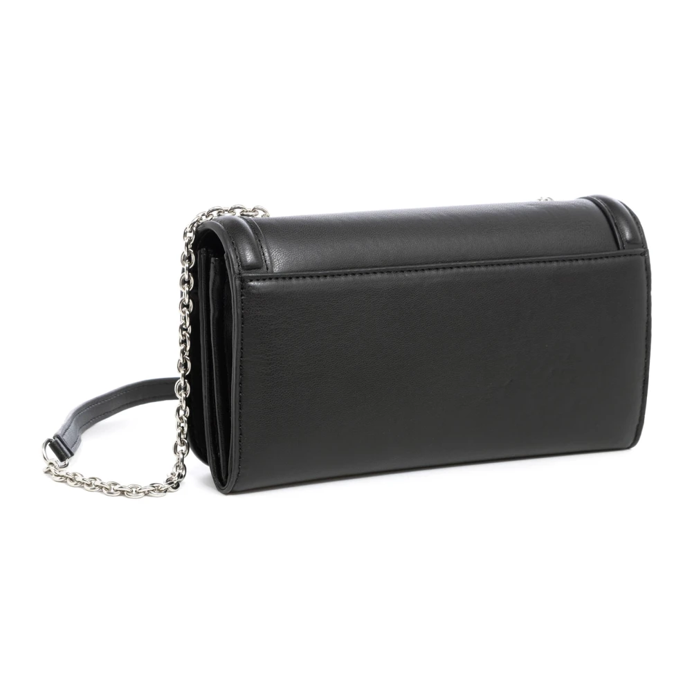 Armani Exchange Schoudertas met knoopsluiting Black Dames