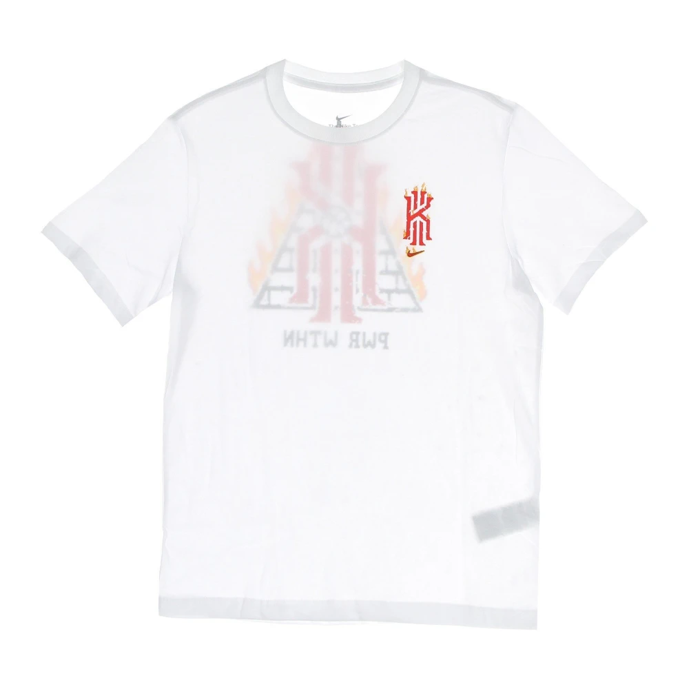 Nike Kyrie Logo Dry Fit Heren T-Shirt White Heren