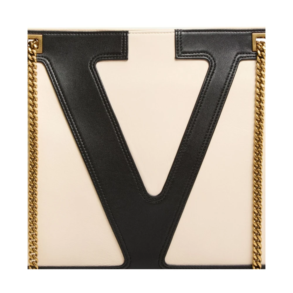 Valentino Garavani Superstar Medium Tote Tas Beige Dames