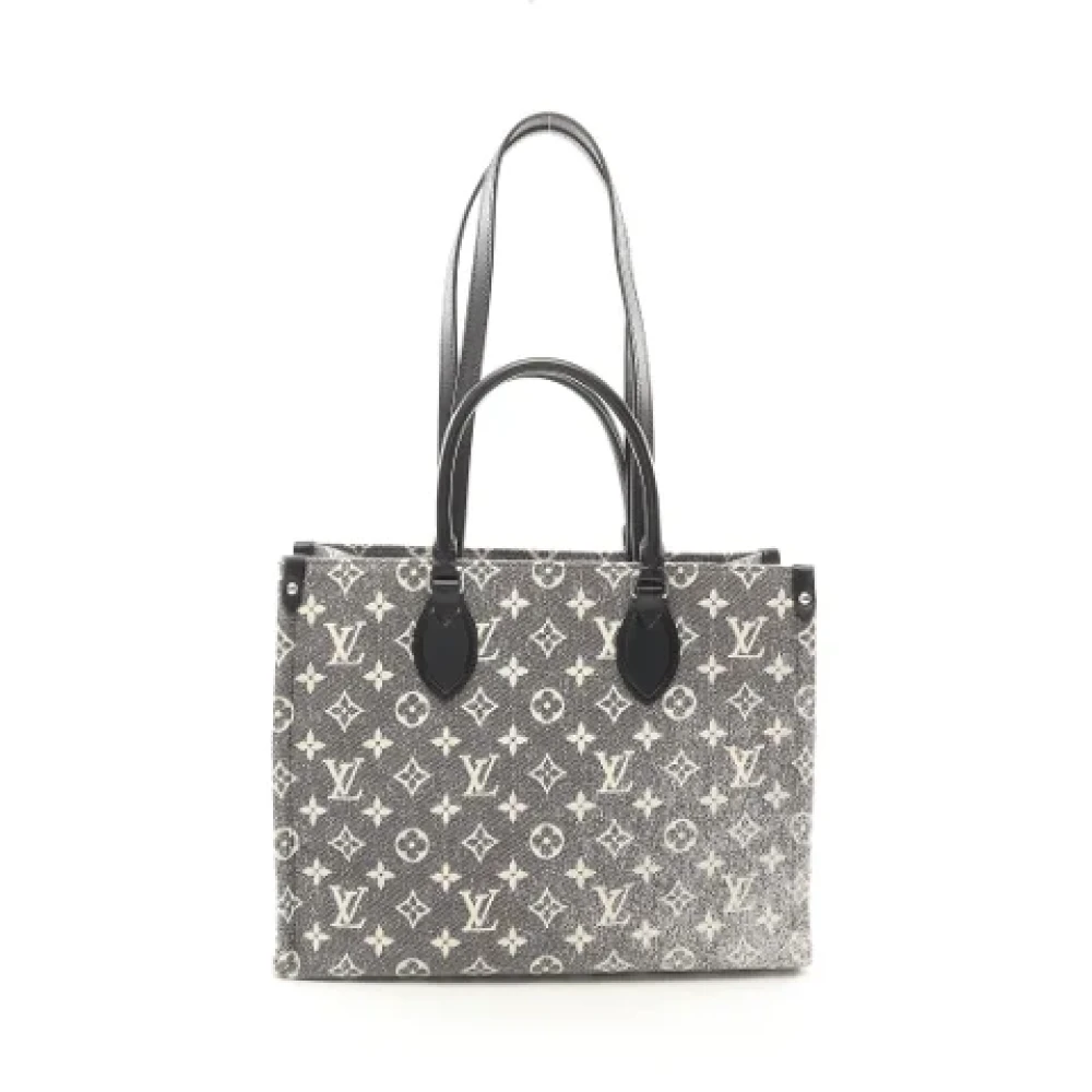Louis Vuitton Vintage Pre-owned Denim louis-vuitton-bags Black Dames