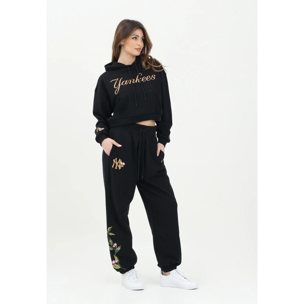 new era Bloemen MLB Sportieve Broek Dames Zwart Black Dames