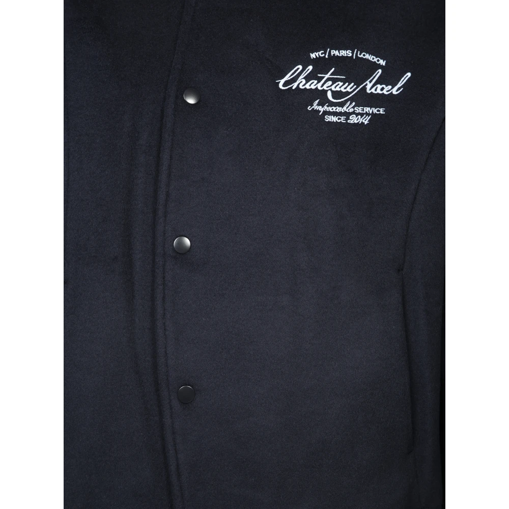Axel Arigato Chateau Logo Geborduurde Bomberjack Blue Heren
