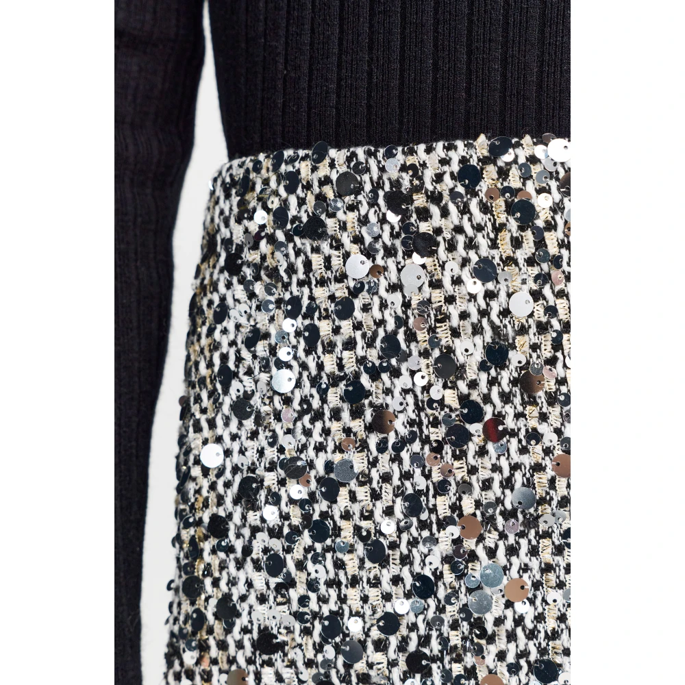 Rich & Royal Klassieke Tweed Rok Gray Dames
