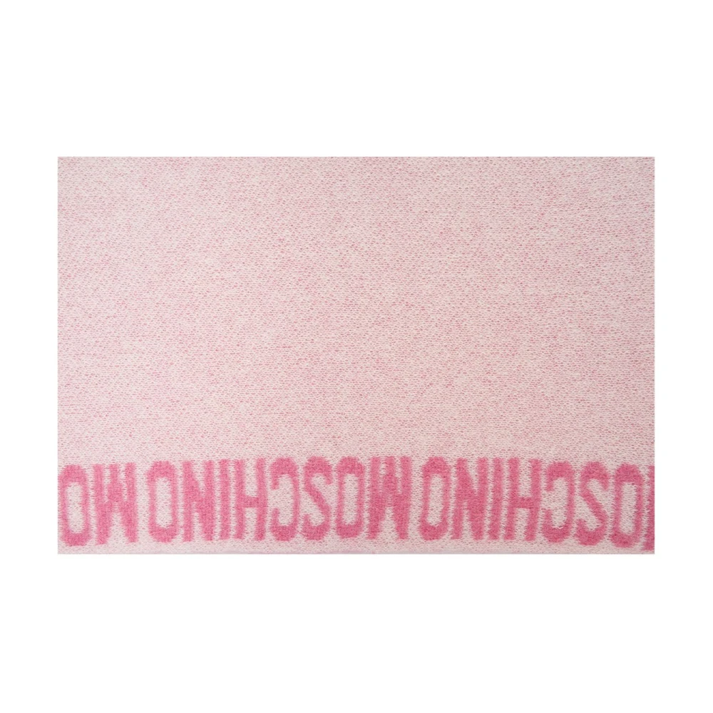 Moschino Roze Sjaal Aw24 Elegante Stijl Pink Dames