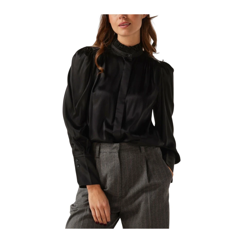Dea Kudibal Elegante Roberta Zwarte Blouse Black Dames