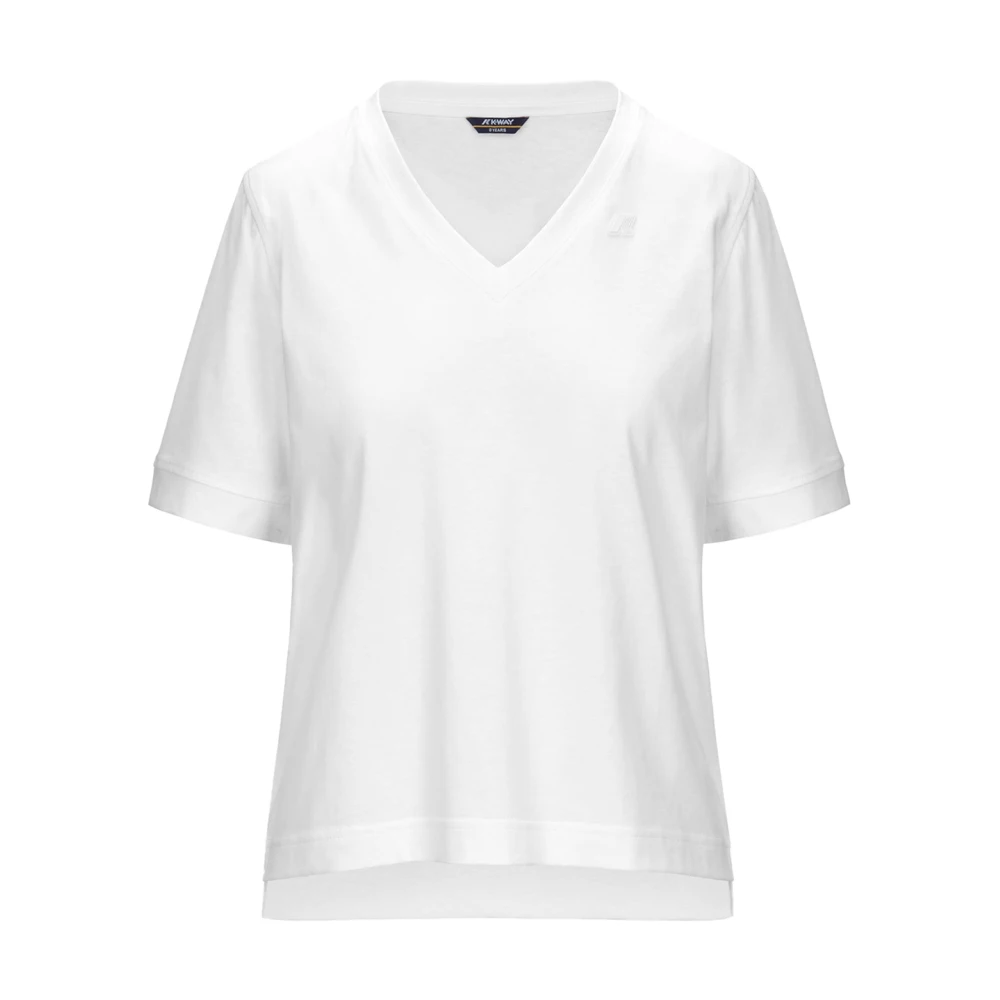 K-Way Donna Bianco Top, Xs, New,