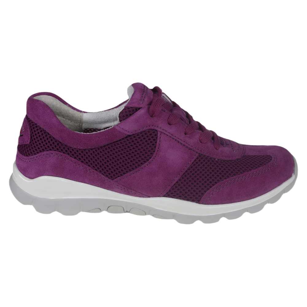 Gabor Paarse Rollende Wandelsneaker voor Dames Dames Schoenen