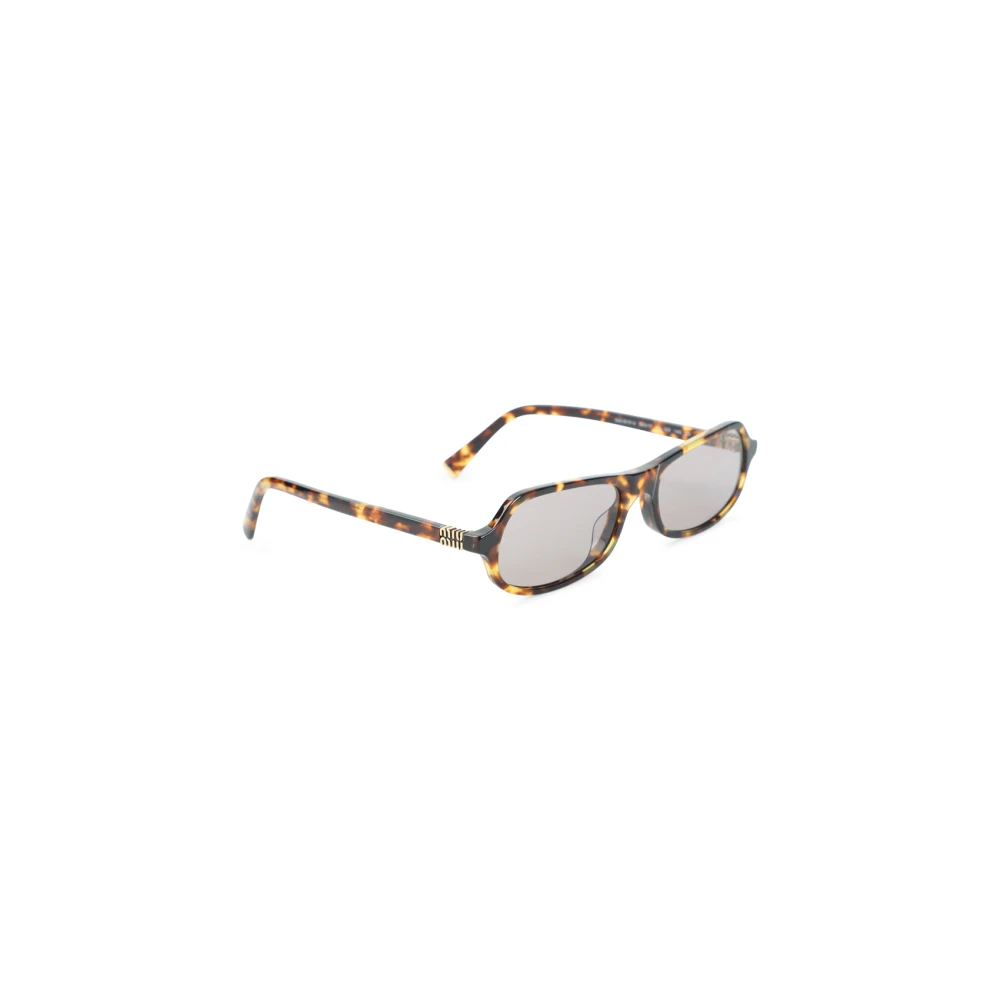 Miu Miu Brown Sunglasses, Female, One Size, Glimpse Sunglasses