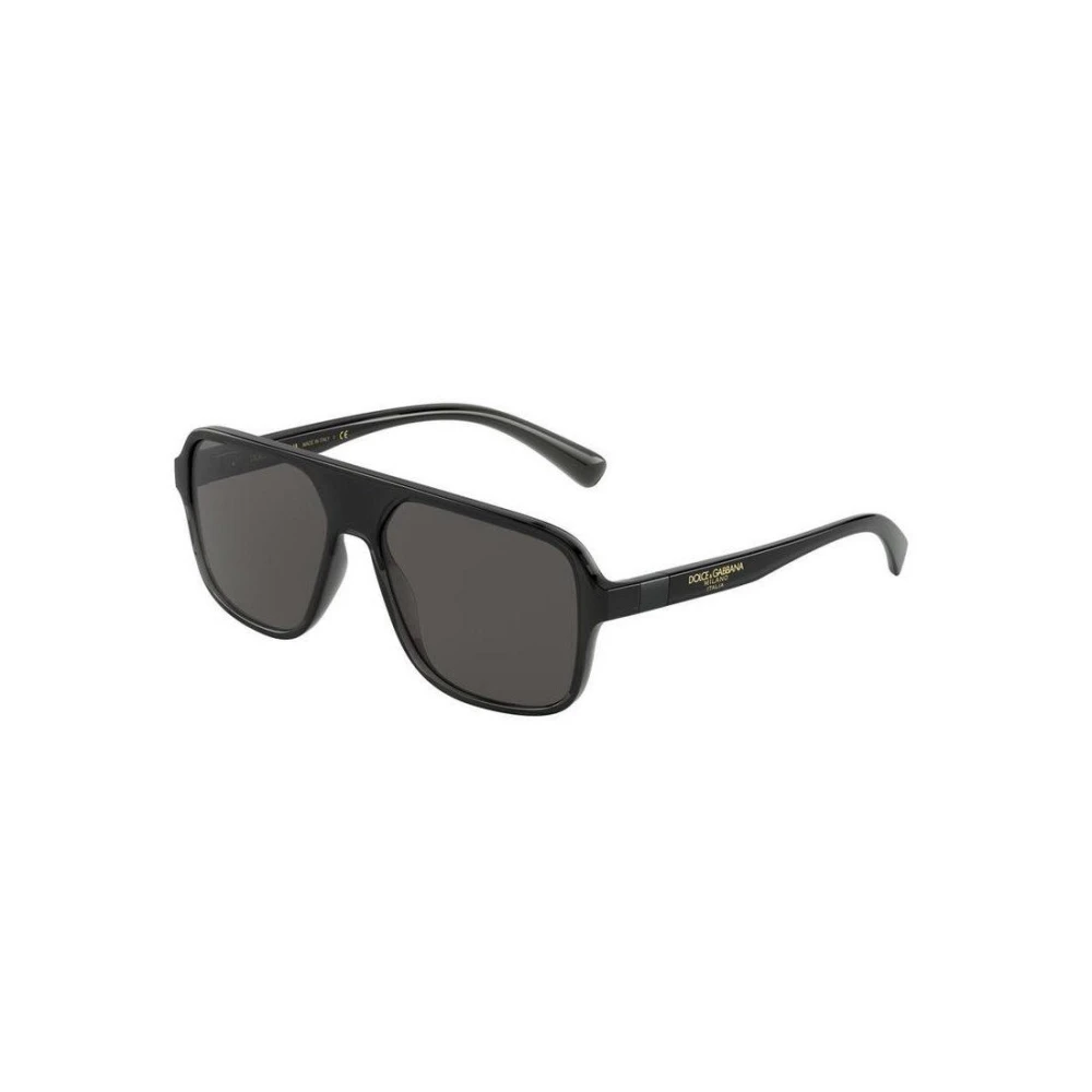 Dolce & Gabbana Men's Gray Sunglasses, 57 Mm, Square Pilot Sunglasses