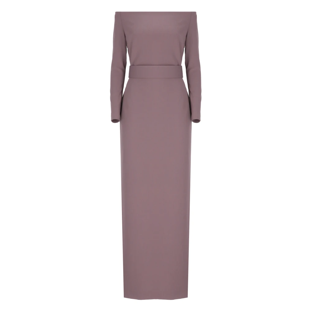 Lila Kleid mit geradem Ausschnitt - Solace London - Modalova
