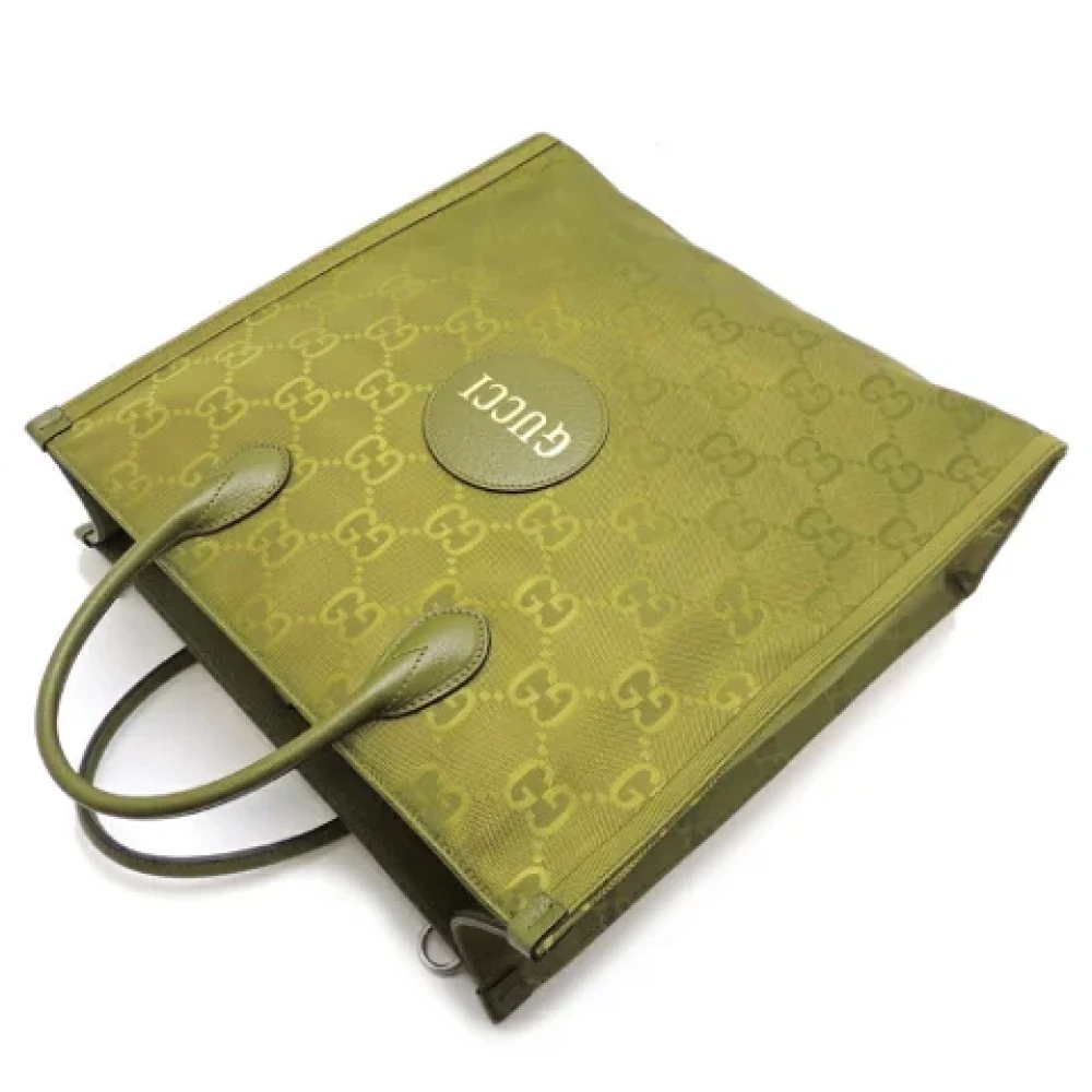 Gucci Vintage Pre-owned Fabric gucci-bags Green Dames