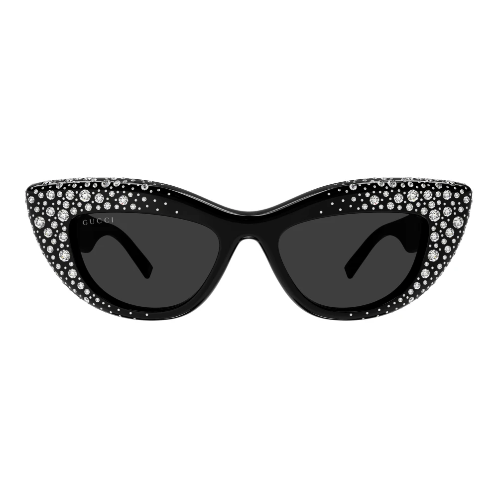Gucci Women's Black Sunglasses, 50 Mm, Cat Eye Sunglasses