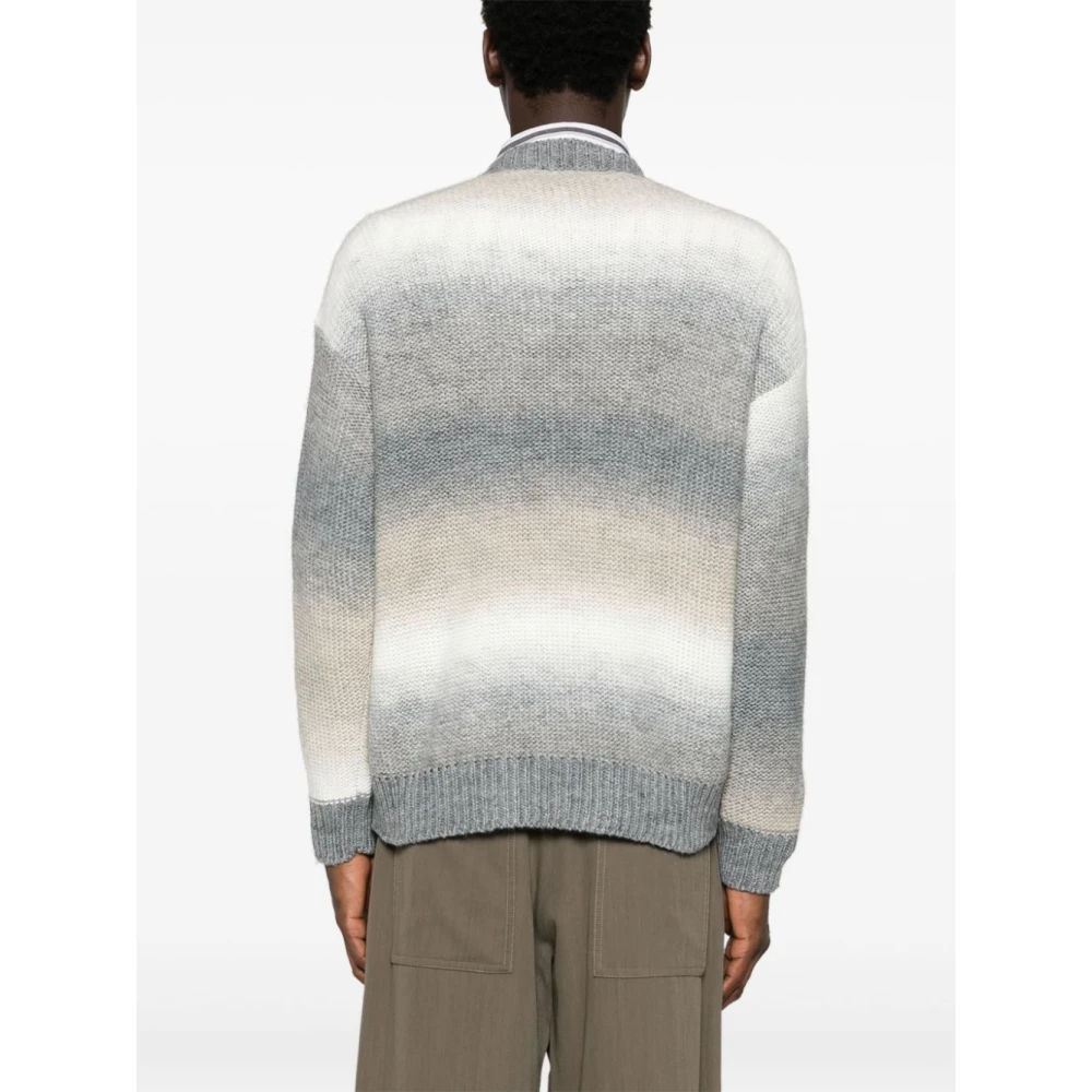 Emporio Armani Gestreepte Gebreide Trui Multicolor Heren